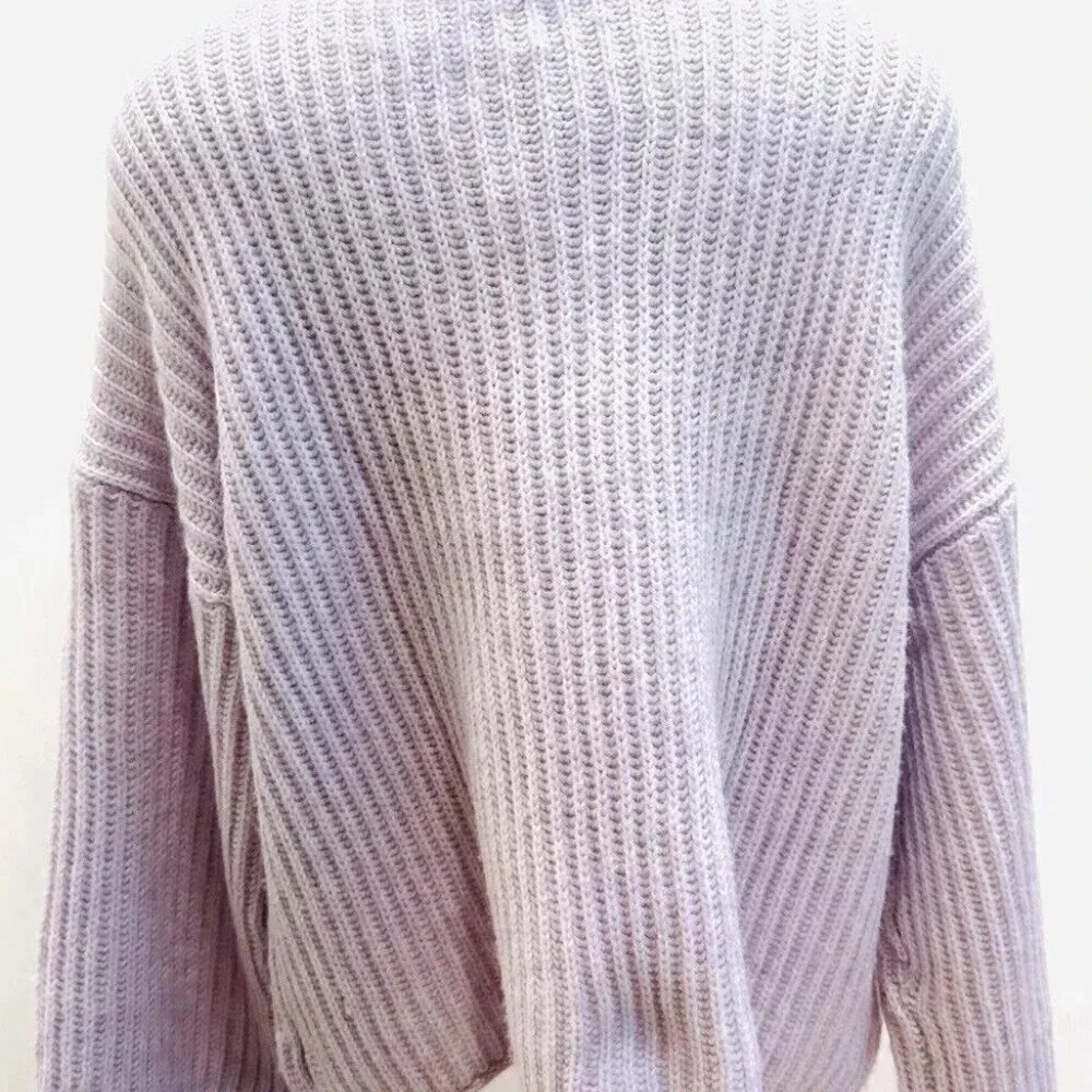 NWT SO GOODS FOR LIFE Women Long Sleeve Mock Neck Pullover Purple Sweater Sz XXL